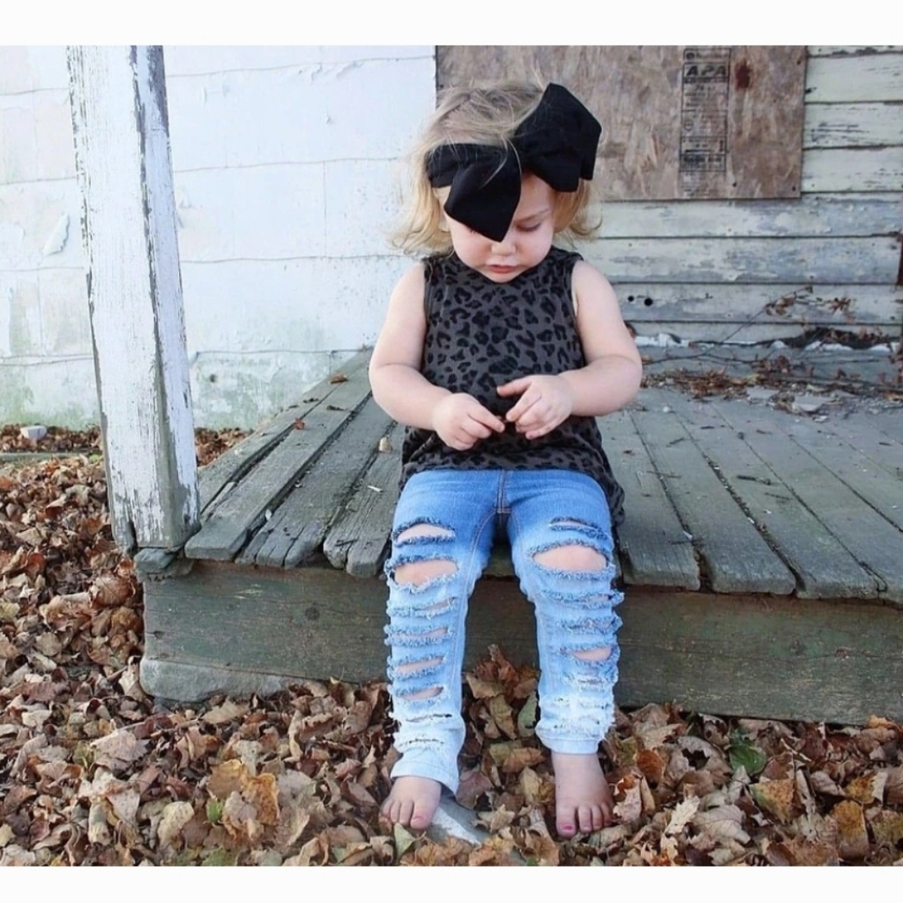 Girls Animal Print Shirt with Hoodie